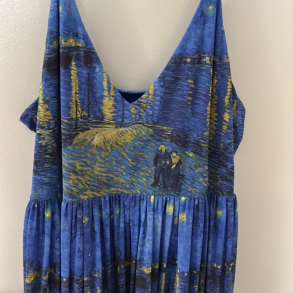 Blackmilk Clothing Starry Night Midi Dress XXL - Picture 3 of 5
